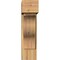 Ekena Millwork Funston Block Rough Sawn Bracket w/ Offset Brace, Western Red Cedar, 8"W x 22"D x 30"H BKT0806X22X30FST05RWR - alternate 2